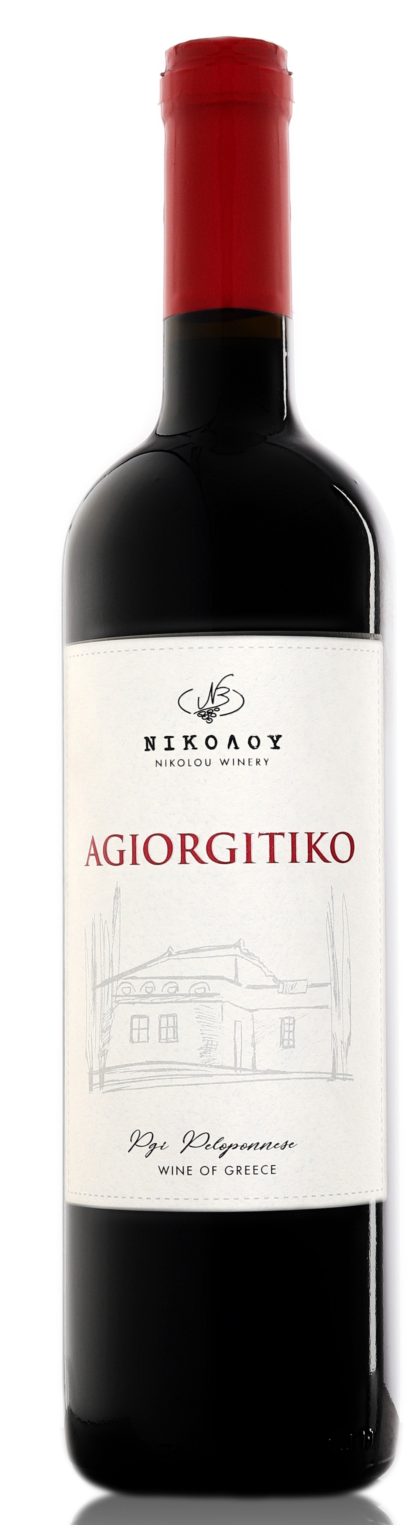 Agiorgitiko Nikolou, Rødvin, Peloponnes, Grækenland