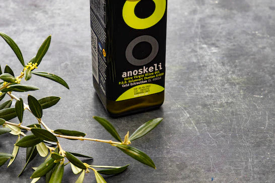 Olivenolie, 500 mL, fra landsbyen Anoskeli, Kreta