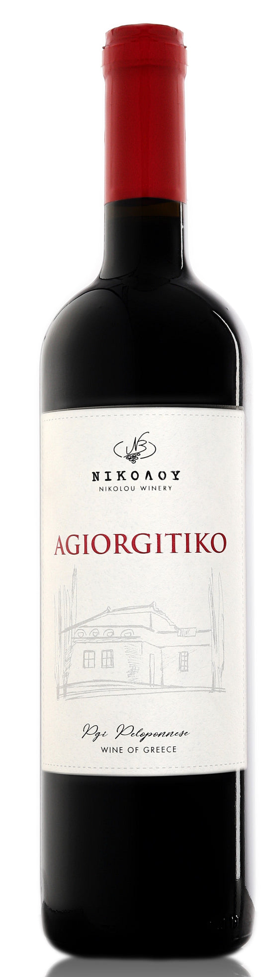 Agiorgitiko Nikolou, Rødvin, Peloponnes, Grækenland