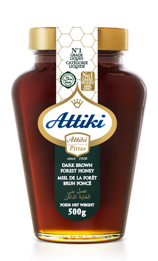Attiki Dark Brown Forest Honey 330gr