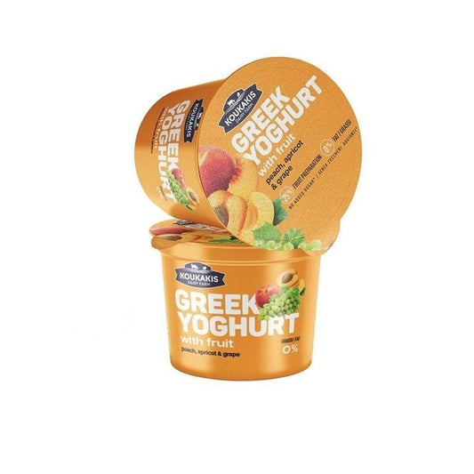 Græsk Yoghurt med frugt 0%, Koukakis 150g