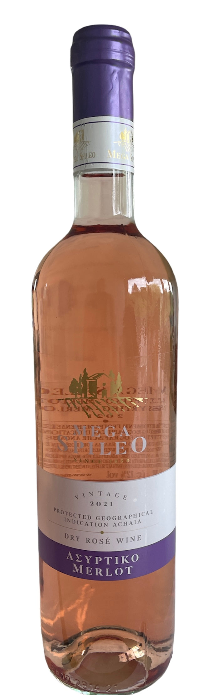 Mega Spileo Assyrtiko Merlot, Rosé, Achaia, Grækenland