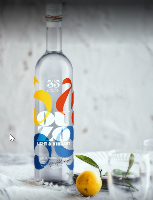 Ouzo - 35n Spiritus fra Kreta