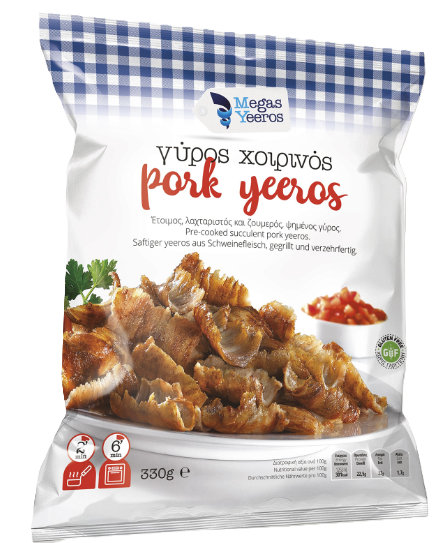 MY Pork Yeeros pre-cooked