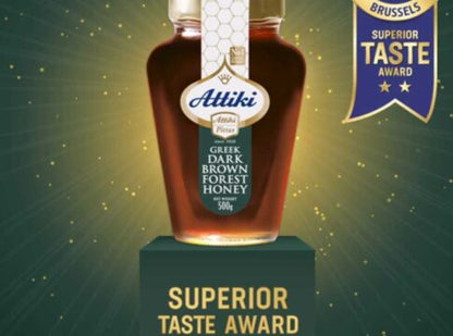 Attiki Dark Brown Forest Honey 330gr