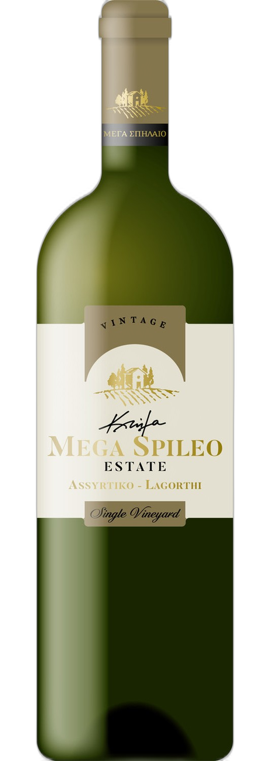 Mega Spileo Estate, Asyrtiko Lagorthi, Hvidvin, Achaia, Grækenland