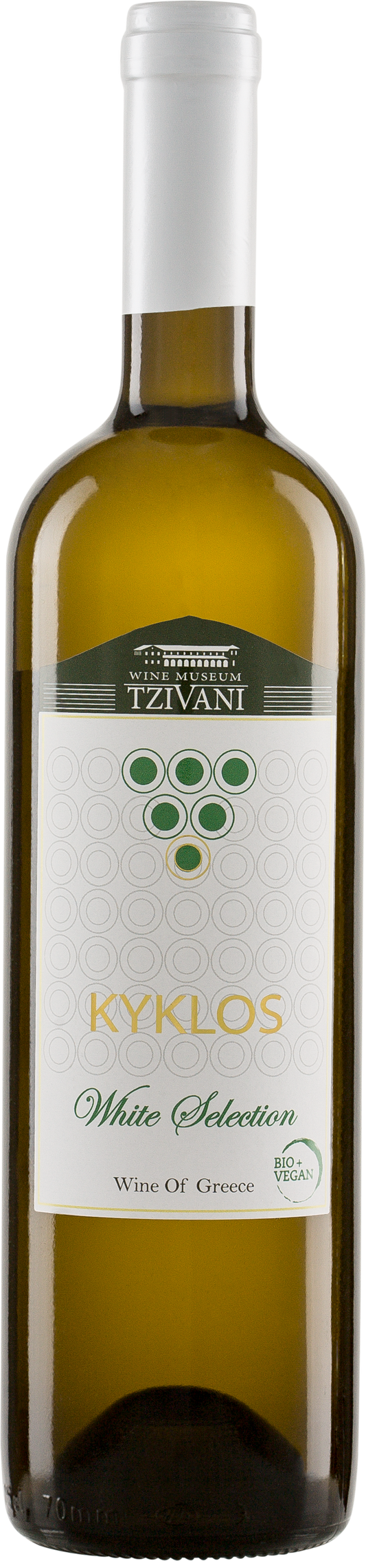 Tzivani Kyklos White Selection, Sauvignon Blanc - Chardonnay, Grækenland